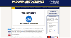 Desktop Screenshot of padoniaautoservice.com